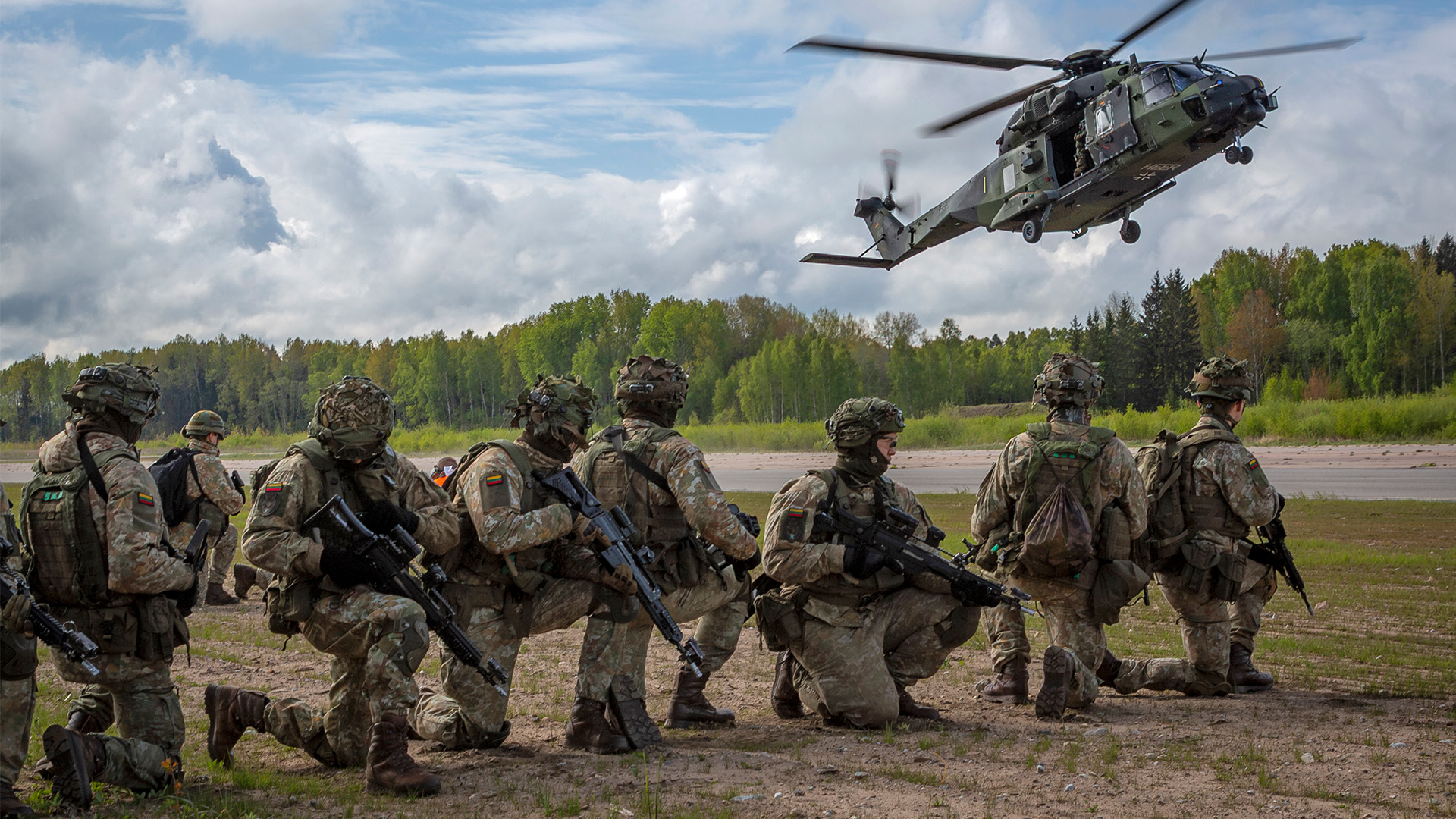 These German soldiers on exercise in Lithuania could one day be called on to defend the country